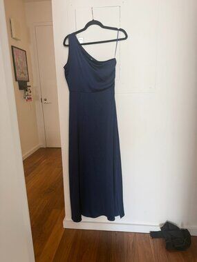 Navy long dress